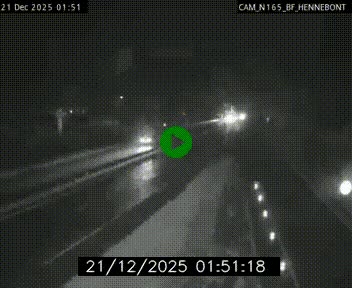 Webcam sur la N165 à hauteur de Hennebont, au nord de Lorient