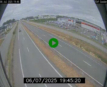 Webcam sur la N165 à hauteur de Caudan, dans le Morbihan.