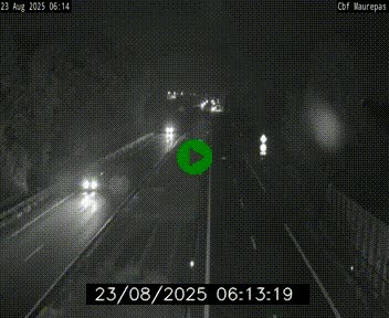 Webcam sur le périphérique de Rennes (N136) à hauteur de Maurepas, au nord de la ville