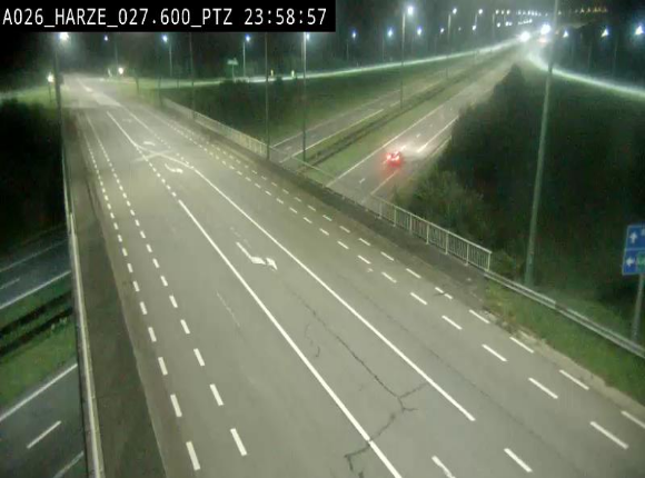 Caméra autoroute Belgique - Sougné-Remouchamps,E25 direction Luxembourg