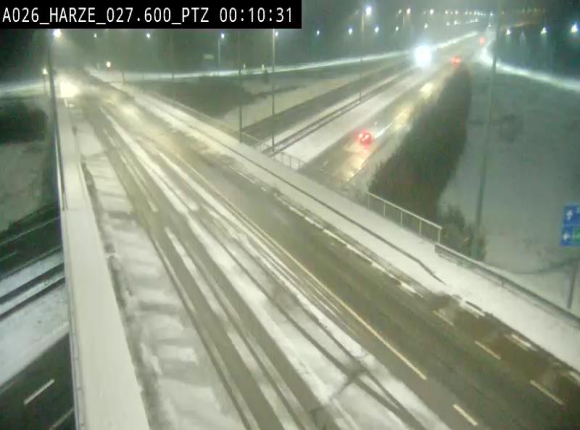 Caméra autoroute Belgique - Sougné-Remouchamps,E25 direction Luxembourg