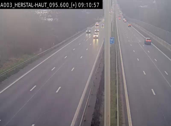 Webcam autoroute Belgique - Herstal - E40 direction Aix-la-Chapelle - BK 97
