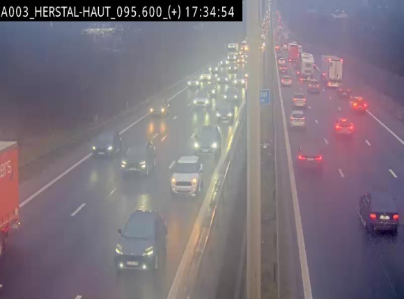 Webcam autoroute Belgique - Herstal - E40 direction Aix-la-Chapelle - BK 97