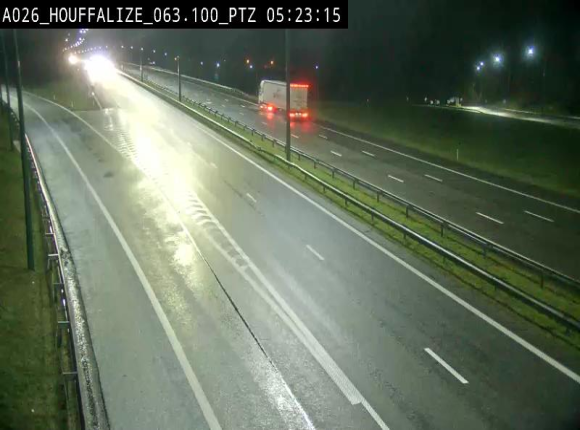 Caméra autoroute Belgique - Houffalize, E25 direction Liège