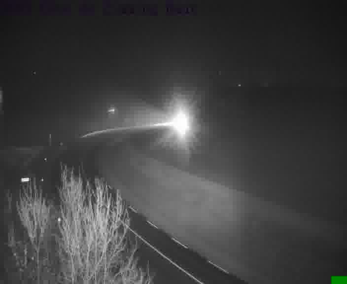 Webcam sur la D603 située en haut de la Côte de Zimming. Vue orientée vers Saint-Avold.