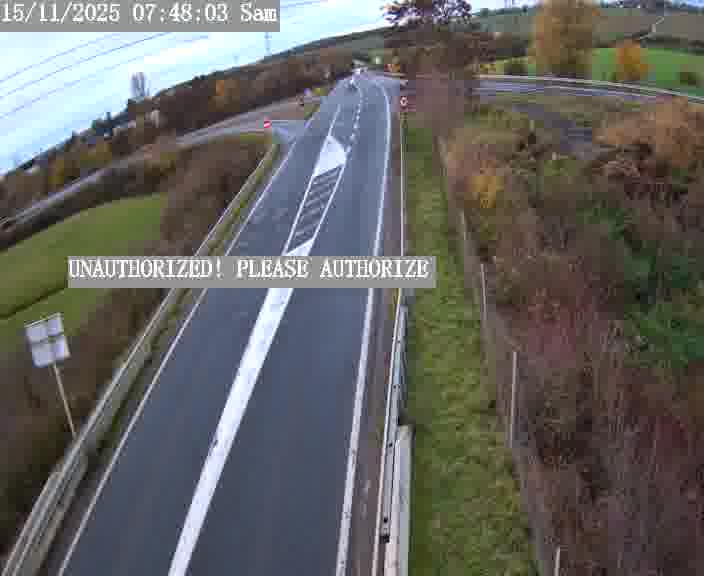 Point de vue trafic déployé sur D181a (France) à Sainte Marie aux Chênes, regardant vers Homecourt, aidant conducteurs et services à anticiper les flux.