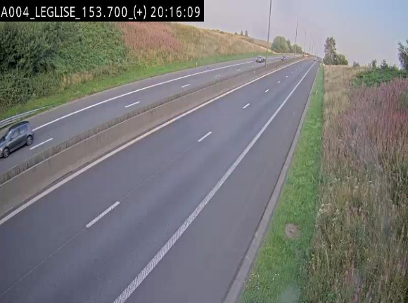 Webcam autoroute E411 à hauteur de Léglise, en direction de Luxembourg