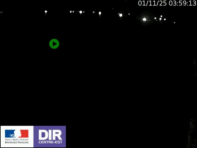 Webcam sur le quai Parjot à Vienne, aux Portes de Lyon, sur la Nationale 7, à la jonction avec le boulevard du Rhône-nord (D1407), caméra orientée vers Lyon