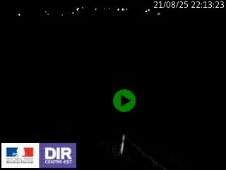 Webcam routière sur la RN6 à Auxerre, à hauteur de la sortie Monéteau, en direction de l'A6 (Gurgy)