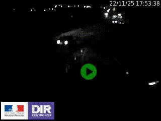 Webcam routière sur la RN6 à Auxerre, à hauteur de la sortie Monéteau, en direction de l'A6 (Gurgy)