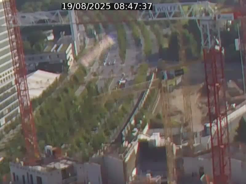 Webcam sur l'avenue John Fitzgerald Kennedy (N51) avec vue orientée vers le Findel