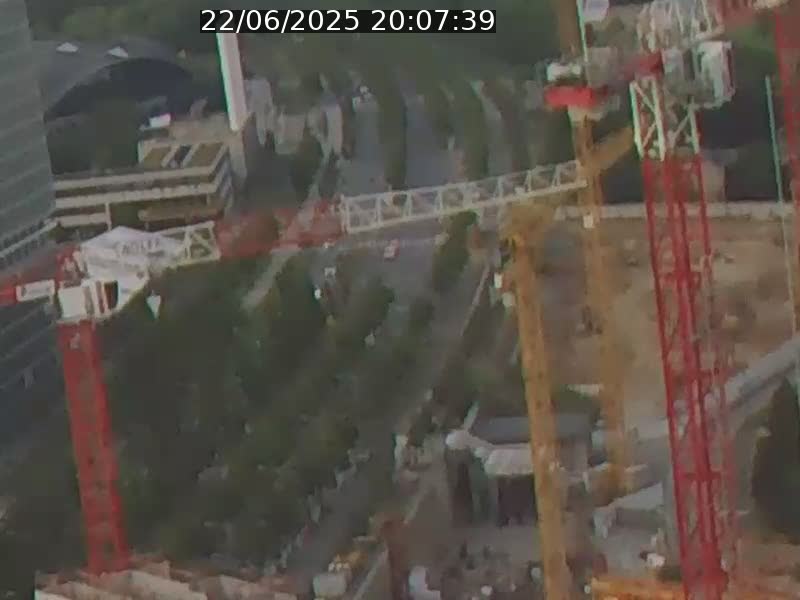Webcam sur l'avenue John Fitzgerald Kennedy (N51) avec vue orientée vers le Findel