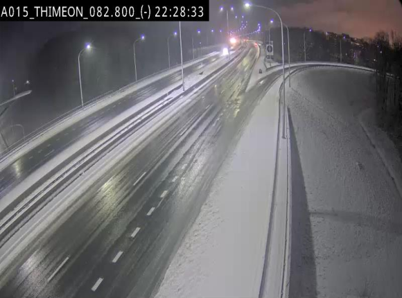 Caméra trafic Belgique - Thiméon - E42, jonction avec A54 (E420) direction La Louvière/Charleroi - BK 82.82