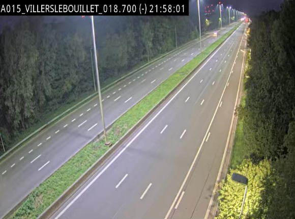 Webcam autoroute Belgique - Villers-le-Bouillet - E42 direction Liège - BK 18.7