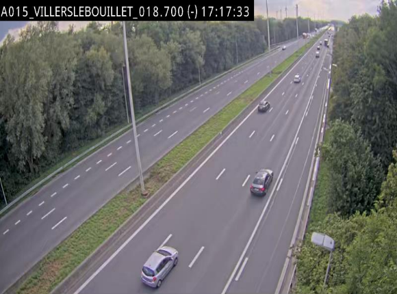 Webcam autoroute Belgique - Villers-le-Bouillet - E42 direction Liège - BK 18.7