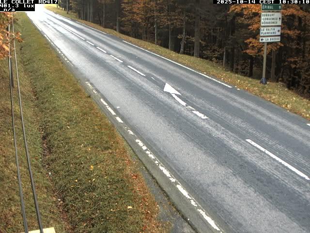 Caméra du Collet sur la route de Colmar (D417)