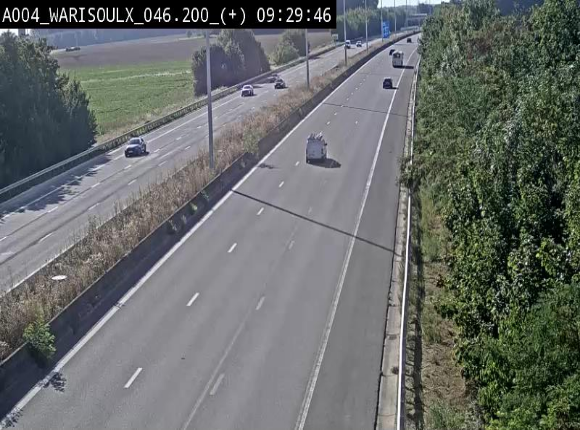 Webcam autoroute Belgique - Warissoulx - E411 - BK 46.2
