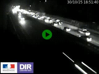 Webcam routière à Saint-Etienne-Terrenoire sur la RN88 avant la jonction entre l'A72 et le Boulevard Périphérique de Saint-Etienne