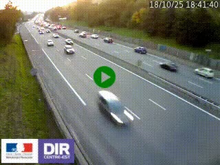 Webcam routière à Saint-Etienne-Terrenoire sur la RN88 avant la jonction entre l'A72 et le Boulevard Périphérique de Saint-Etienne