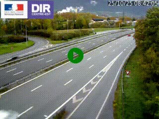 Caméra routière à hauteur de la sortie 15 Chambéry-centre au PK 4,103 en direction d'Albertville