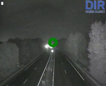 Webcam sur le périphérique de Caen (N814) à l'est de la ville, à Mondeville hauteur de la sortie 2, Presqu'île-Rives de l'Orne, au bout de l'autoroute A13