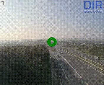 Webcam au début de l'A84 sur le périphérique Ouest de Caen (N814) à hauteur de la sortie 9, Porte de Bretagne
