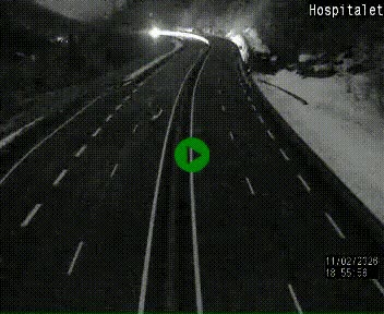 Webcam L'Hospitalet-près-l'Andorre sur N20, en direction d'Andorre
