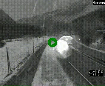 Webcam Ax-les-Thermes sur N20, en direction d'Andorre