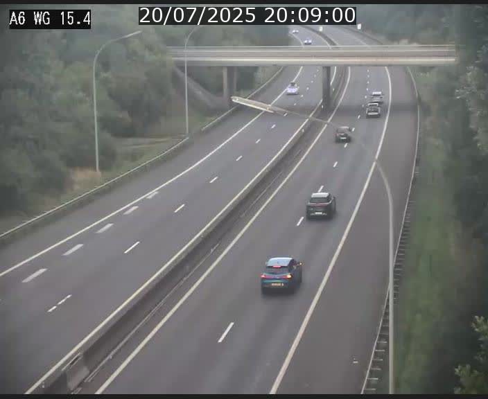 Traffic live webcam Luxembourg Capellen - A6 - BK 15.4 - direction Luxembourg/France/Allemagne