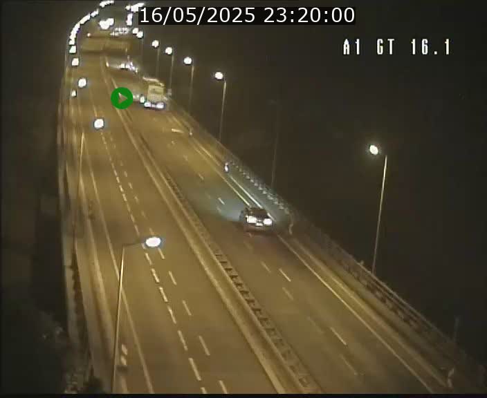 Traffic live webcam Luxembourg Niederanven - A1 direction Allemagne - BK 16.1
