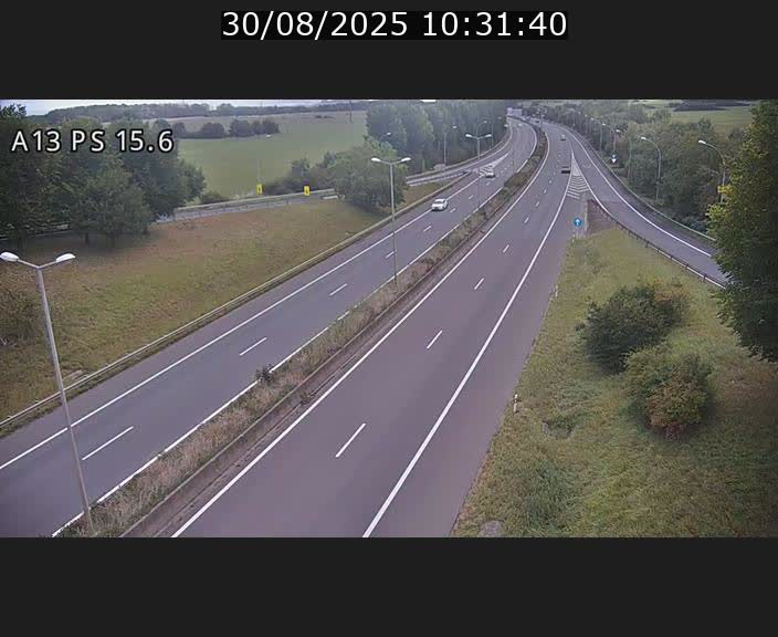 Traffic live webcam Luxembourg Kayl - A13 direction Dudelange - BK 15.6