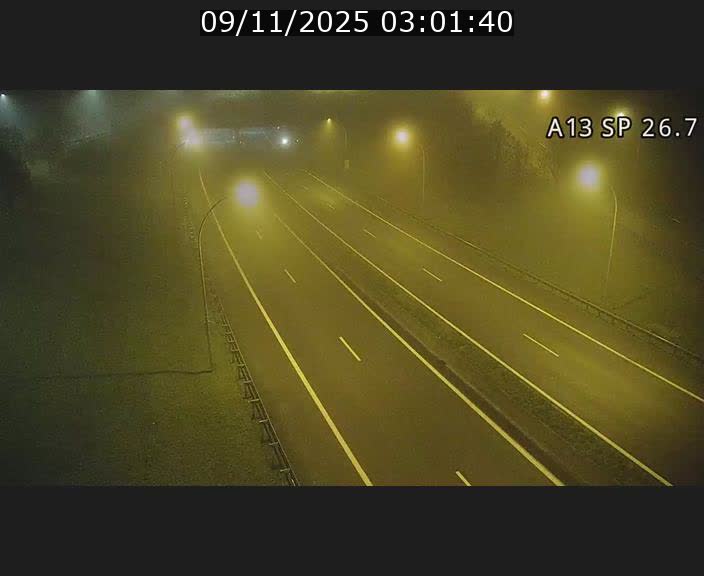 Traffic live webcam Luxembourg Frisange - A13 direction Luxembourg-ville - BK 26.7