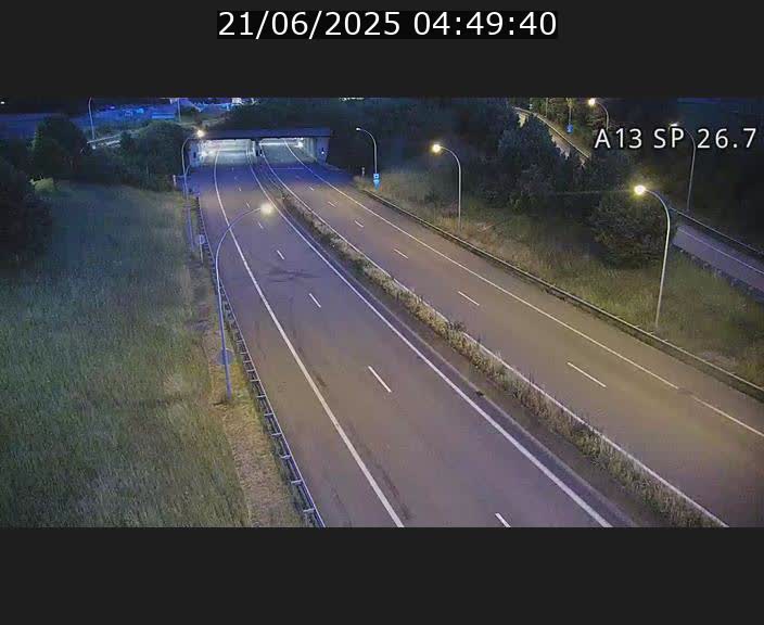 Traffic live webcam Luxembourg Frisange - A13 direction Luxembourg-ville - BK 26.7