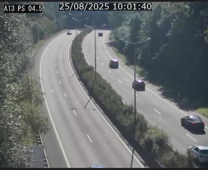 Traffic live webcam Luxembourg Differdange - A13 direction Esch-sur-Alzette - BK 4.5