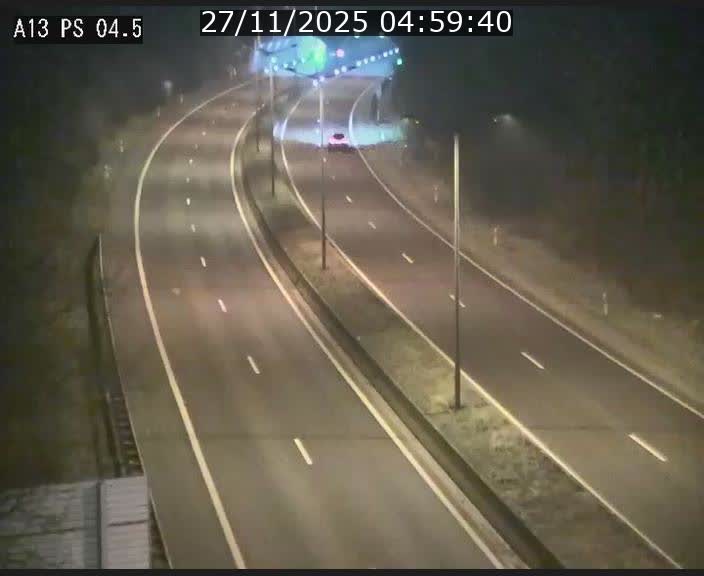 Traffic live webcam Luxembourg Differdange - A13 direction Esch-sur-Alzette - BK 4.5