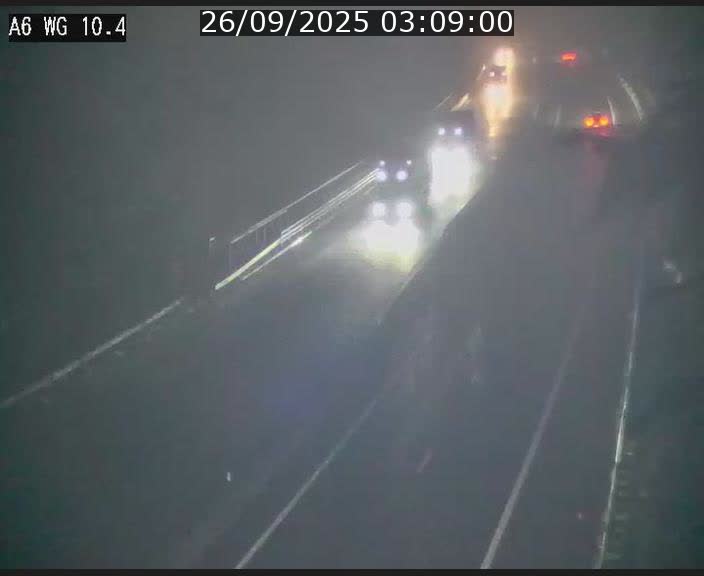 Traffic live webcam Luxembourg Mamer - A6 - BK 10.4 - direction Luxembourg/France/Allemagne