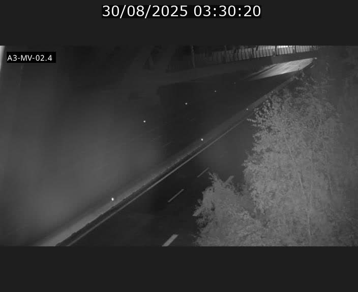 Webcam autoroute de la France (A3) au Luxembourg à Fentange, à proximité de la Croix de Gasperich. Vue orientée vers la Cloche d'Or