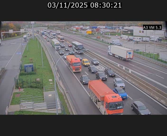 Traffic live webcam Luxembourg Aire de Berchem - A3 - BK 5 - direction France