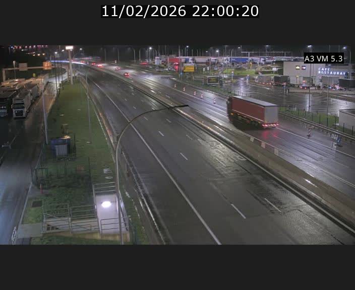 Traffic live webcam Luxembourg Aire de Berchem - A3 - BK 5 - direction France