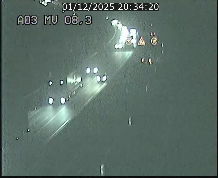 Webcam Autoroute après la Croix de Bettembourg en direction de Luxembourg sur l'A3