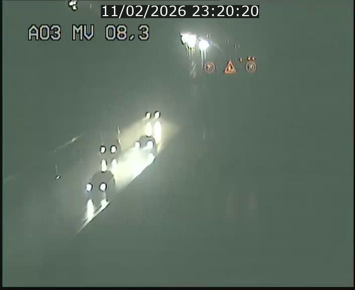 Webcam Autoroute après la Croix de Bettembourg en direction de Luxembourg sur l'A3