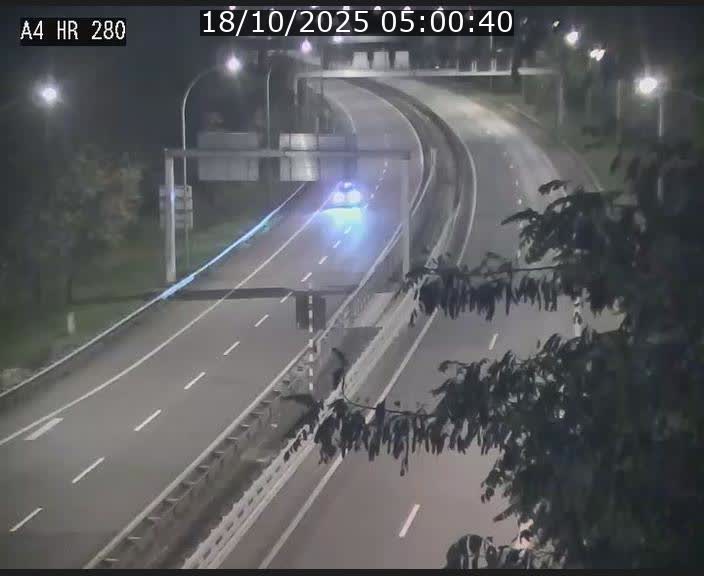Webcam traffic A4 Luxembourg - BK 0.2 - P+R Bouillon (direction Luxembourg)