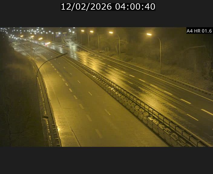 Info Trafic Luxembourg A4 - BK 1.6 - Croix de Cessange (direction Esch)