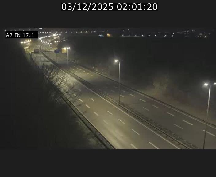 Caméra trafic Luxembourg - A7, Merscherbierg direction Mersch