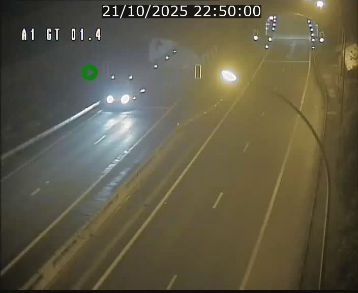 Traffic live webcam Luxembourg Hesperange - A1 direction Kirchberg - BK 1.4