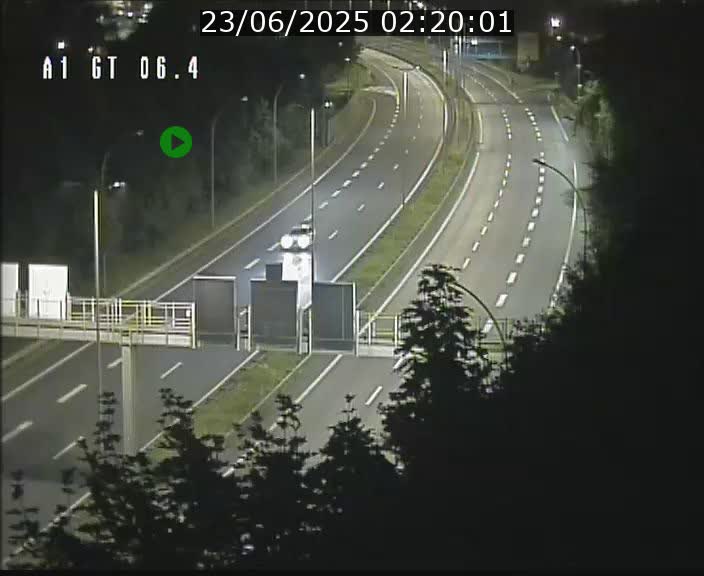 Traffic live webcam Luxembourg Hamm - A1 direction Sandweiler - BK 6.4