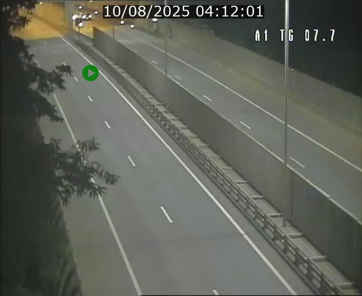 Traffic live webcam Luxembourg Kirchberg - A1 direction Luxembourg-ville - BK 7.7