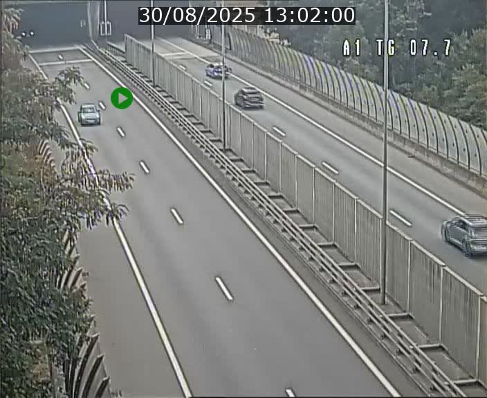 Traffic live webcam Luxembourg Kirchberg - A1 direction Luxembourg-ville - BK 7.7
