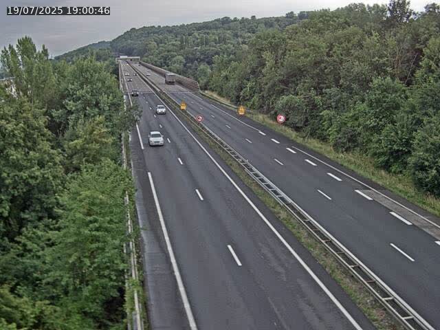 Caméra autoroute France - A30, Hayange direction Metz