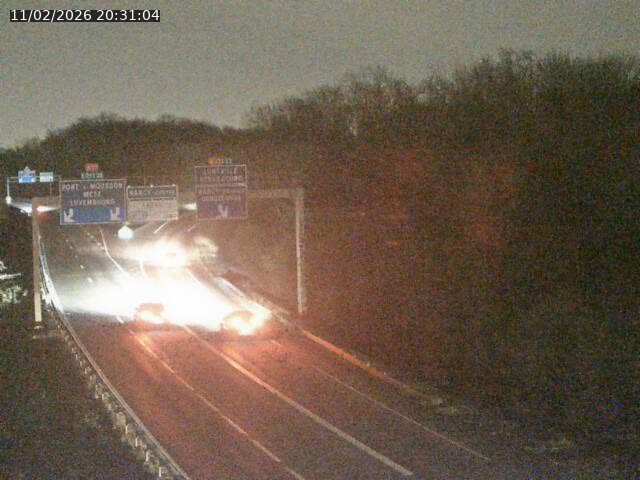 Caméra autoroute France - Biffurcation A31/A33, Laxou direction Nancy